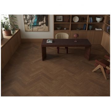 Каменный паркет с натуральным шпоном VSPC Альпин Флор Приоритет Паркет 5.5/43 Дуб Изящный фаска 4V (крашеная) ECO 30-10, Alpine Floor