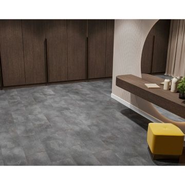 Кварц-виниловый SPC ламинат Alta-Step (Альта-Степ) Roca New Lock 4,3/34 Обсидиан (Obsidian), SPC1905