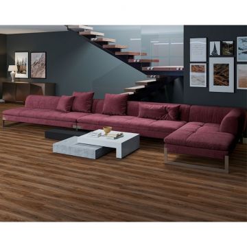 Виниловый пол Alta-step (Альта-Степ) Perfecto 5/43 Дуб коричневый (Oak Brown), SPC8807