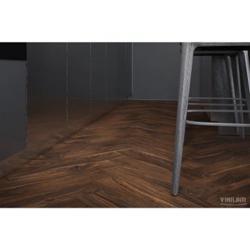 Виниловый пол Vinilam (Винилам) VinilPol Herringbone Glue 2,5/43 Паркет Да Винчи Glue (Parquet Da Vinci Glue), 9977