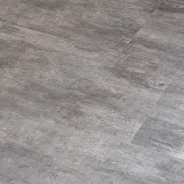 Виниловый пол Vinilam (Винилам) Ceramo Stone Цемент Серый 8/34 (Cement Gray), 71616 с пробковой подложкой