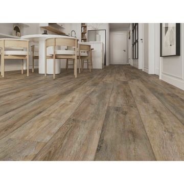 Виниловый пол SPC Evofloor (Эвофлор) Home 4/42 Дуб Пепельный (Oak Ashen)