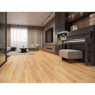 Виниловый пол SPC Evofloor (Эвофлор) Home 4/42 Дуб Бежевый (Oak Beige)