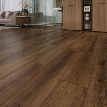 Виниловый пол SPC Evofloor (Эвофлор) Home 4/42 Дуб Шоколадный (Oak Сhocolate)