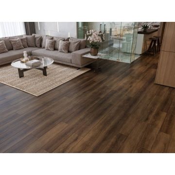 Виниловый пол SPC Evofloor (Эвофлор) Home 4/42 Дуб Шоколадный (Oak Сhocolate)