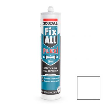Клей-герметик гибридный Soudal (Соудал) Fix All Flexi белый 290 мл