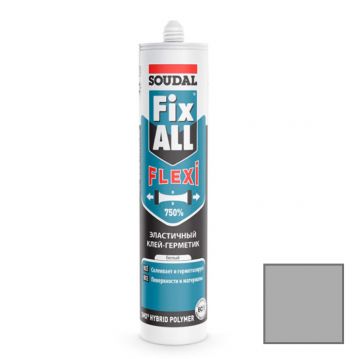 Клей-герметик гибридный Soudal (Соудал) Fix All Flexi серый 290 мл