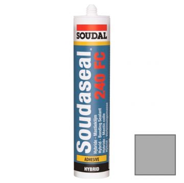 Клей-герметик гибридный Soudal (Соудал) Soudaseal 240 FC серый 290 мл