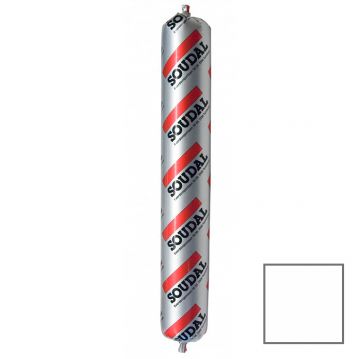 Клей-герметик полиуретановый Soudal (Соудал) Soudaflex 40 FC белый 600 мл (old 102486)