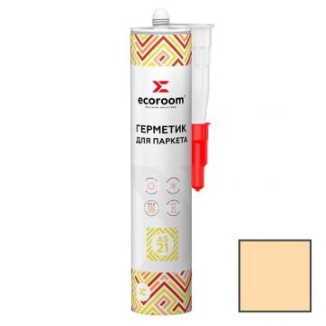 Герметик акриловый Ecoroom (Экорум) AS-21 для паркета Бук 310 мл