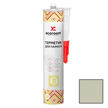 Герметик акриловый Ecoroom (Экорум) AS-21 для паркета Беленый дуб 310 мл