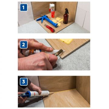 Герметик силиконовый Plitonit (Плитонит) PlitoSil Premium шоколад 310 мл