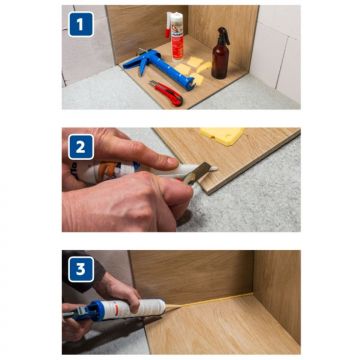 Герметик силиконовый Plitonit (Плитонит) PlitoSil Premium льняной 310 мл