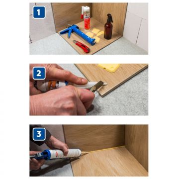 Герметик силиконовый Plitonit (Плитонит) PlitoSil Premium прозрачный 310 мл