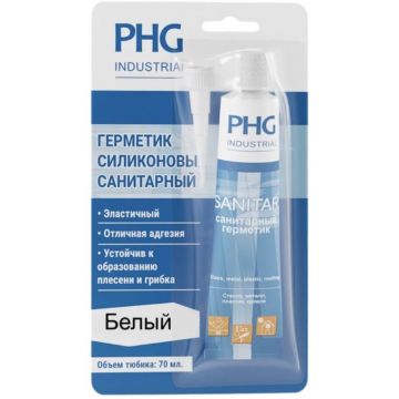 Герметик санитарный PHG Absolute Sanitar прозрачный 70 мл