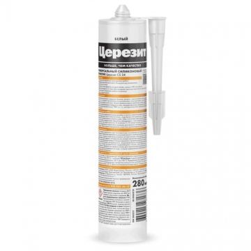 Герметик силиконовый Ceresit (Церезит) CS 24 универсальный прозрачный 280 мл