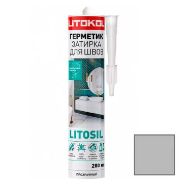 Герметик-затирка для швов Litokol (Литокол) Litosil серый 280 мл