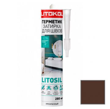 Герметик-затирка для швов Litokol (Литокол) Litosil шоколад 280 мл