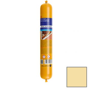 Герметик акриловый Sika (Зика) Sikacryl-122 Window VP для швов оконных конструкций бежевый 600 мл