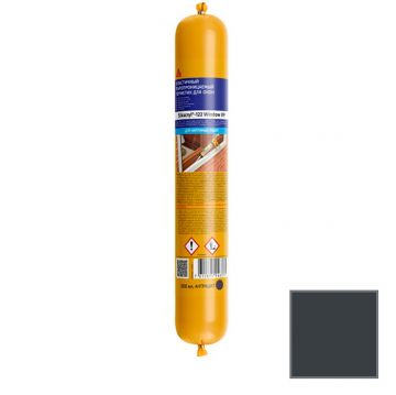 Герметик акриловый Sika (Зика) Sikacryl-122 Window VP для швов оконных конструкций антрацит 600 мл