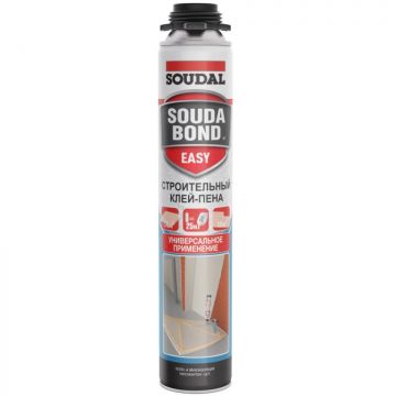 Клей-пена строительная Soudal (Соудал) Easy Soudabond Gun летняя формула оранжевый 750 мл