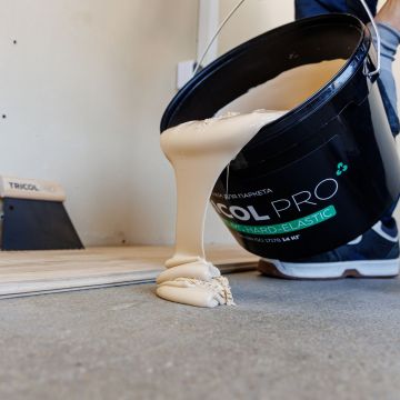 Клей для паркета TRI (Три) Tricol (Трикол) однокомпонентный Pro 1K PT-MS Hard-Elastic 14 кг