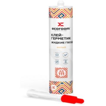 Клей-герметик Ecoroom (Экорум) AS-111 жидкие гвозди белый 310 мл