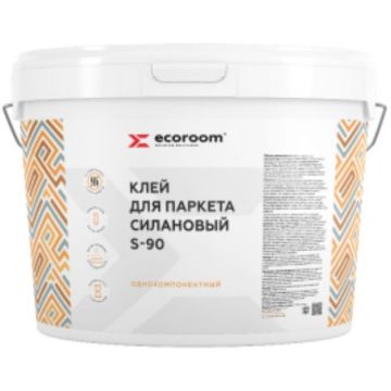 Клей для паркета Ecoroom (Экорум) однокомпонентный силановый S-90 14 кг