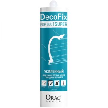 Монтажный клей для декора Orac Decor (Орак Декор) FDP650 DecoFix Super усиленный 310 мл