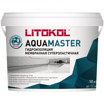 Гидроизоляционный состав Litokol (Литокол) Aquamaster серый 10 кг