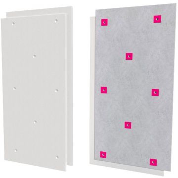 Сэндвич-панель звукоизоляционная ЗИПС (ZIPS) -Слим с крепежом 1200х600х25 мм (0,72 м2)