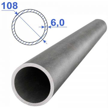 Труба стальная электросварная Северсталь (Severstal) d=108х6 мм (м.п.)