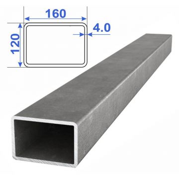Труба стальная профильная Северсталь (Severstal) 160х120х4 мм (м.п.)