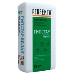 Штукатурка гипсовая Perfekta Гипстар белая 30 кг
