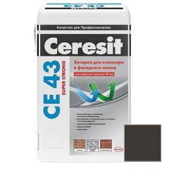 Затирка цементная Ceresit CE 43 Super Strong Графит №16 25 кг