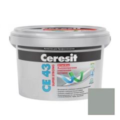 Затирка цементная Ceresit CE 43 Super Strong Серый №07 2 кг