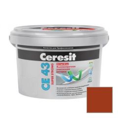 Затирка цементная Ceresit CE 43 Super Strong Кирпич №49 2 кг