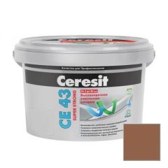 Затирка цементная Ceresit CE 43 Super Strong Светло-коричневый №55 2 кг