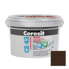 Затирка цементная Ceresit CE 43 Super Strong Темно-коричневый №58 2 кг