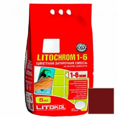 Затирка цементная Litokol Litochrom 1-6 С.200 венге 5 кг