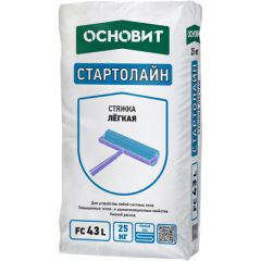Базовая смесь стяжка пола Основит Стартолайн FC43 L легкая 25 кг