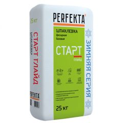 Шпаклевка цементная Perfekta (Перфекта) Старт Глайд базовая зимняя серая 25 кг