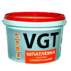 Шпатлевка акриловая VGT Универсальная 28 кг