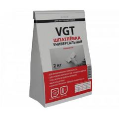 Шпатлевка полимерная VGT сухая универсальная 2 кг