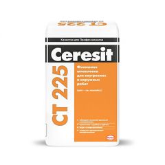Шпатлевка цементно-известковая Ceresit CT 225 белый 5 кг