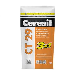 Шпатлевка цементно-известковая Ceresit CT 29 5 кг