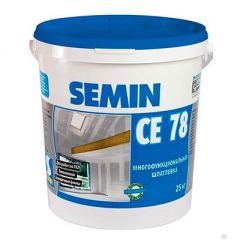 Шпатлевка универсальная Semin CE 78 (синяя крышка) 25 кг