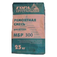 Ремонтная смесь для бетона Гора Хрустальная МБР-300Л (литой) 25 кг
