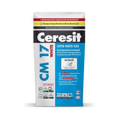 Смесь клеевая Ceresit CM 17 White 5 кг