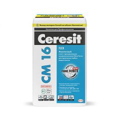 Клей для плитки эластичный Ceresit CM PRO 16 25 кг